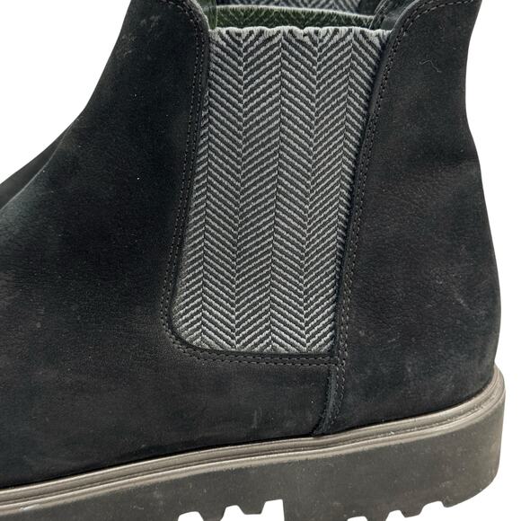 Paul Green Vienna Lugged Chelsea Boot UK 6.5 US 9 Women's Black Leather Pull On - Picture 6 of 14